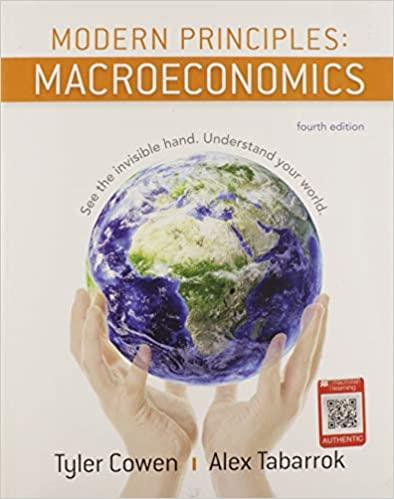 modern principles macroeconomics 4th edition tyler cowen, , alex tabarrok 1319098770, 978-1319098773