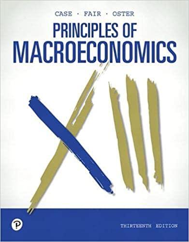 principles of macroeconomics 13th edition karl case, ray fair, sharon oster 0135162165, 978-0135162163