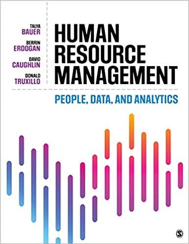 human resource management people data and analytics 1st edition talya bauer, berrin erdogan, david e.