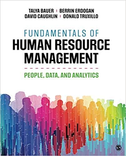 fundamentals of human resource management people data and analytics 1st edition talya bauer, berrin erdogan,