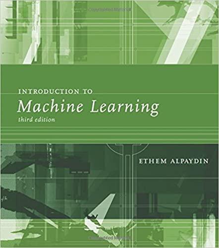introduction to machine learning 3rd edition ethem alpaydin 9780262028189
