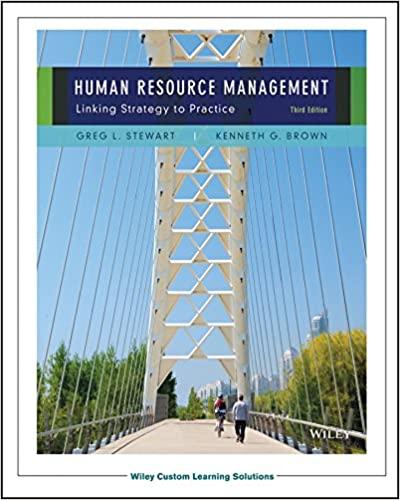 human resource management third edition kenneth g. brown 1119185637, 978-1119185635