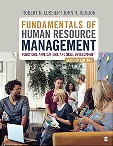 fundamentals of human resource management functions applications and skill development 2nd edition robert n.