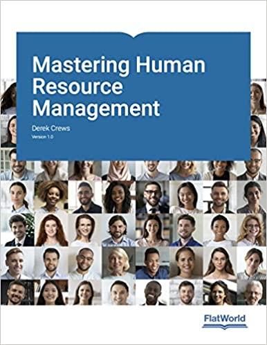 mastering human resource management version 1st edition derek crews 1453397078, 978-1453397077