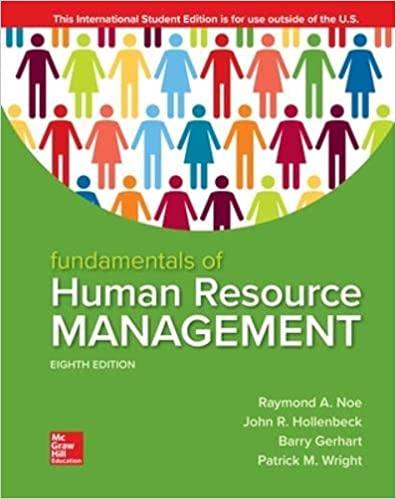 ise fundamentals of human resource management 8th international edition raymond noe, john hollenbeck, barry