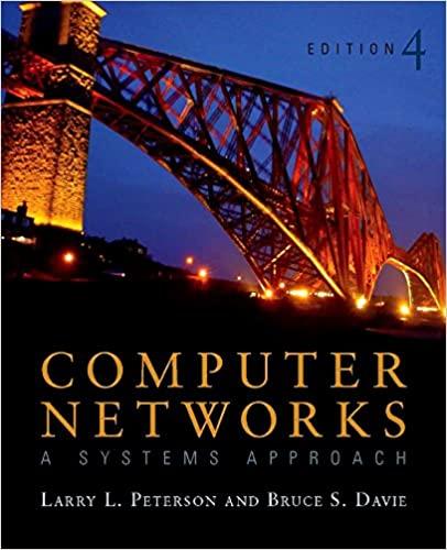computer networks a systems approach 4th edition larry l. peterson, bruce s. davie 0123705487, 978-0123705488