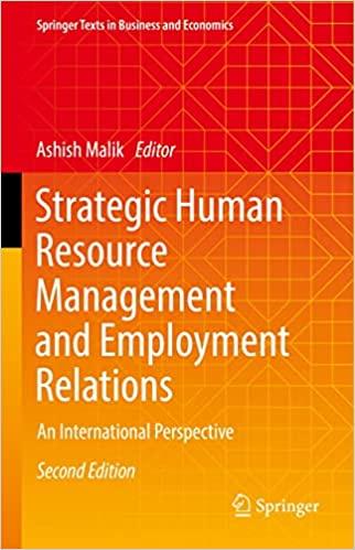 strategic human resource management and employment relations an international perspective 2nd edition ashish