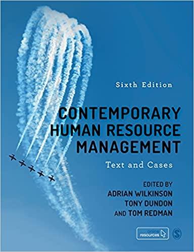 contemporary human resource management text and cases 6th edition adrian wilkinson, tony dundon 1529758262,