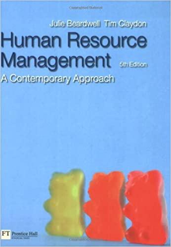 human resource management: a contemporary approach a contemporary approach 5th edition julie beardwell, tim