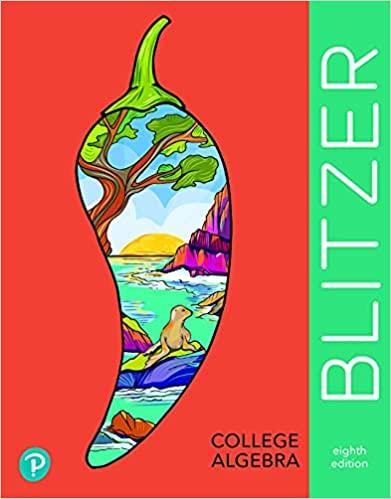 college algebra 8th edition robert f. blitzer 0136922147, 978-0136922148