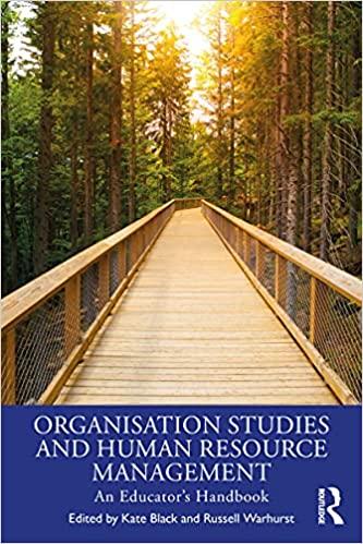 organization studies and human resource management 1st edition kate black, russell warhurst 0367206897,