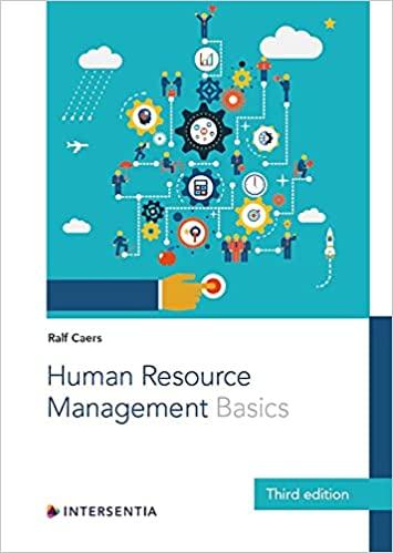 human resource management basics 3rd edition ralf caers 1839701269, 978-1839701269