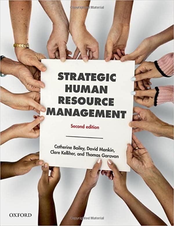 strategic human resource management 2nd edition catherine bailey, david mankin, clare kelliher, thomas