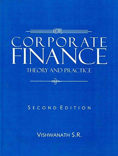 corporate finance theory and practice 2nd edition vishwanath s. r. 0761934979, 978-0761934974