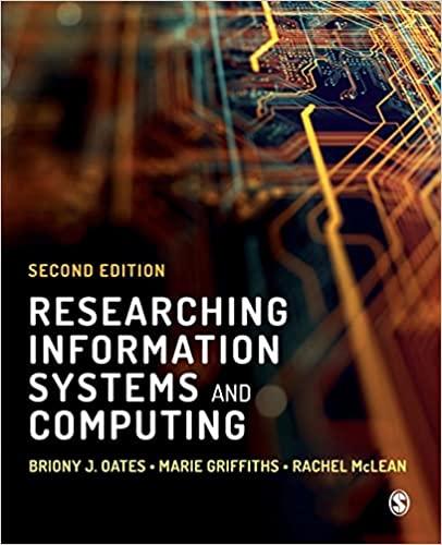 researching information systems and computing 2nd edition briony j oates, marie griffiths, rachel mclean