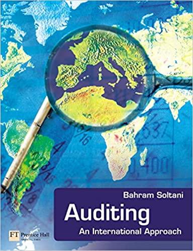 auditing an international approach 1st edition bahram soltani 9780273657736