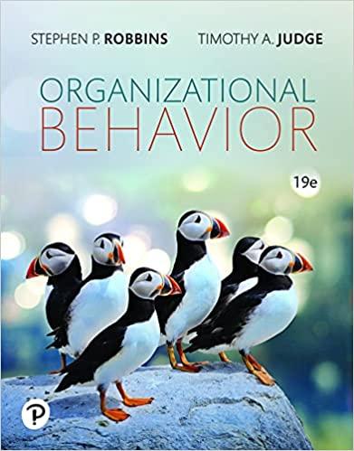 organizational behavior 19th edition stephen p. robbins, timothy a. judge 0137474644, 978-0137474646