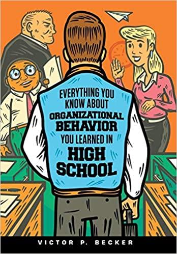 everything you know about organizational behavior you learned in high school 1st edition victor p. becker