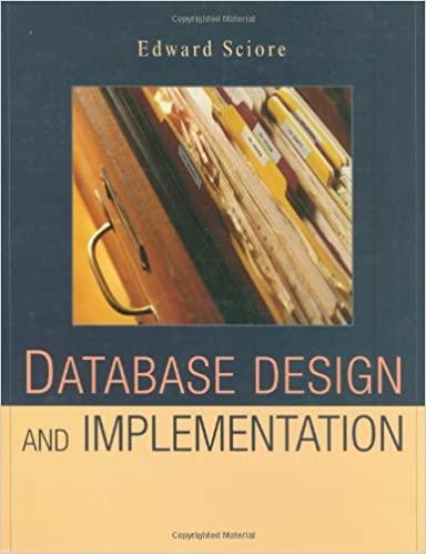 database design and implementation 1st edition edward sciore 0471757160, 978-0471757160