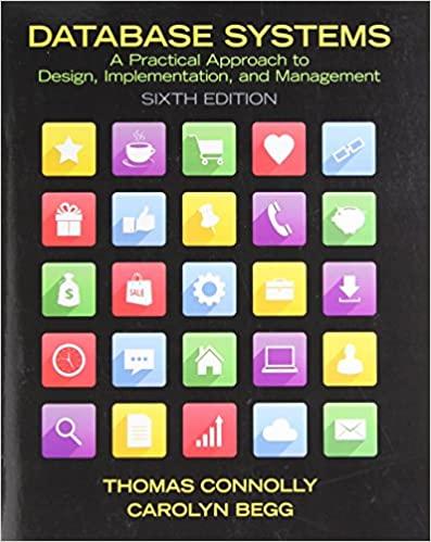 database systems a practical approach to design implementation and management 6th edition thomas connolly,