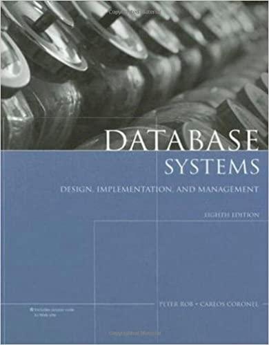database systems design implementation and management 8th edition peter rob, carlos coronel 1423902017,