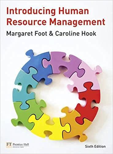 introducing human resource management 6th edition margaret foot, caroline hook 0273740989, 978-0273740988