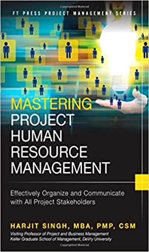 mastering project human resource management 1st edition harjit singh 0133837890, 978-0133837896