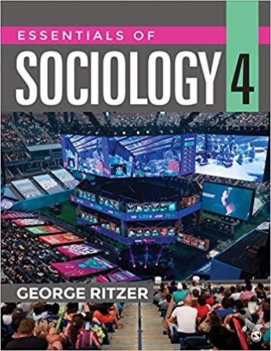 essentials of sociology 4th edition george ritzer 1544388020, 978-1544388021
