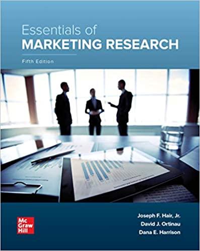 essentials of marketing research 5th edition joseph hair, david ortinau, dana e. harrison 1260260461,