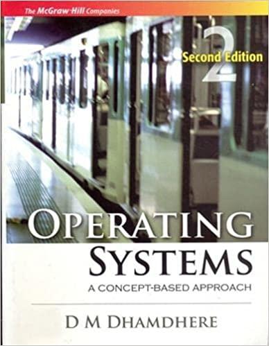 operating systems a concept  based approach 2nd edition dhananjay dhamdhere 0070611947, 978-0070611948
