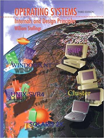 operating systems internals and design principles 3rd edition william stallings 0138874077, 978-0138874070
