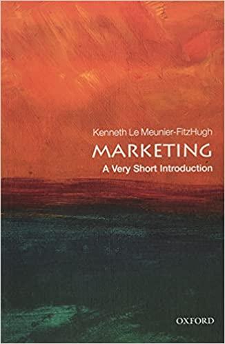 marketing a very short introduction 1st edition kenneth le meunier-fitzhugh 0198827334, 978-0198827337
