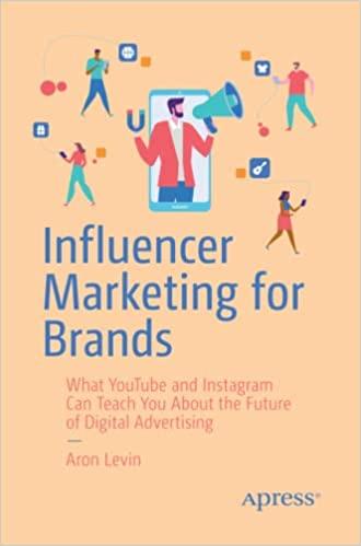 influencer marketing for brands 1st edition aron levin 148425502x, 978-1484255025