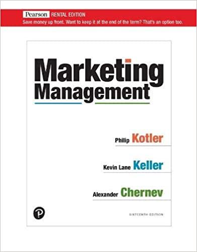 marketing management 16th edition philip kotler, kevin keller, alexander chernev 0135887151, 978-0135887158