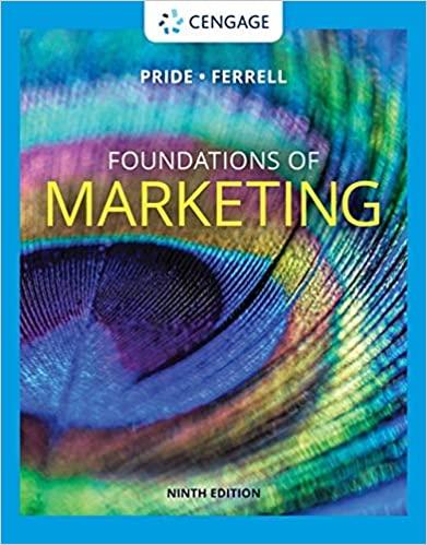 foundations of marketing 9th edition william m. pride, o. c. ferrell 0357129466, 978-0357129463