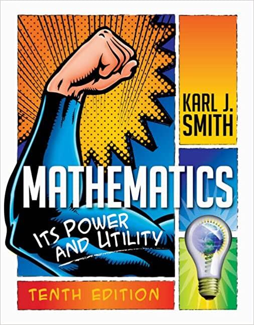 mathematics its power and utility 10th edition karl j. smith 1111577420, 978-1111577421