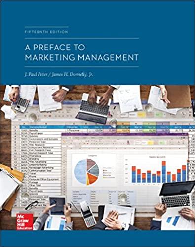 a preface to marketing management 15th edition j. paul peter, james donnelly 1260300161, 978-1260300161