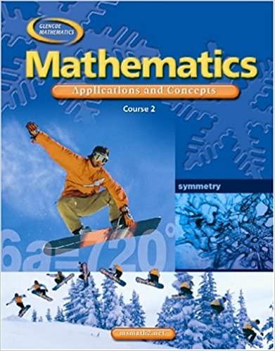 mathematics applications and concepts course 2 1st edition mcgraw hill 0078652634, 978-0078652639