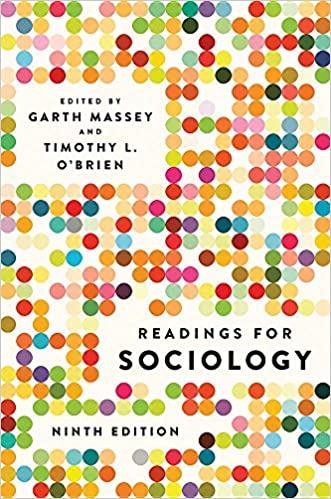 readings for sociology 9th edition garth massey, timothy o brien 0393674312, 978-0393674316