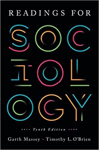 readings for sociology 12th edition garth massey, timothy o brien 132404408x, 978-1324044086
