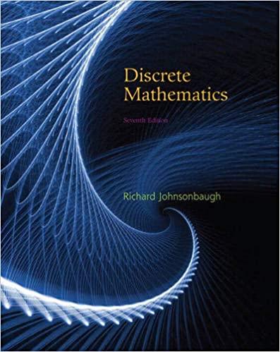 discrete mathematics 7th edition richard johnsonbaugh 0131593188, 978-0131593183