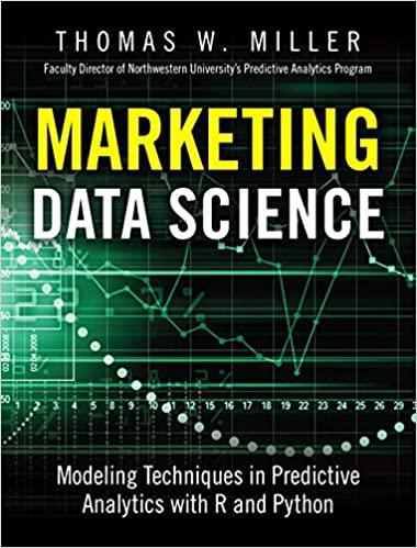marketing data science 1st edition thomas miller 0133886557, 978-0133886559
