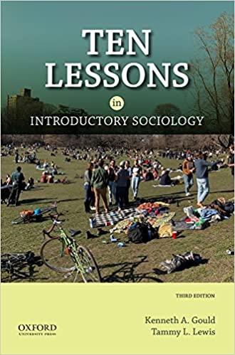 ten lessons in introductory sociology 3rd edition kenneth a. gould, tammy l. lewis 0197618820, 978-0197618820