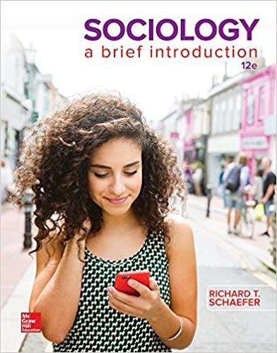 sociology a brief introduction 12th edition richard t. schaefer 1259425584, 978-1259425585
