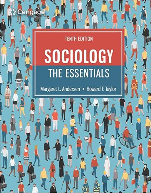 sociology the essentials 10th edition margaret l. andersen 0357128818, 978-0357128817
