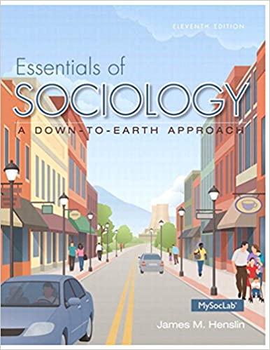 essentials of sociology a down to earth approach 11th edition james m. henslin 0133803546, 978-0133803549