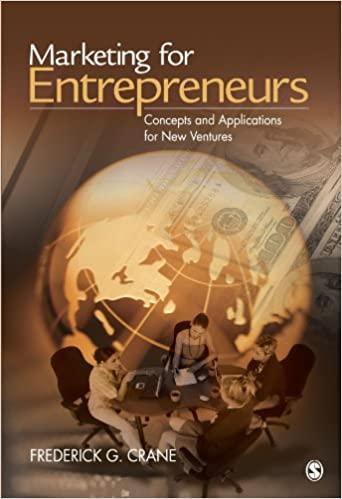 marketing for entrepreneurs 1st edition frederick g. crane 1412953472, 978-1412953474