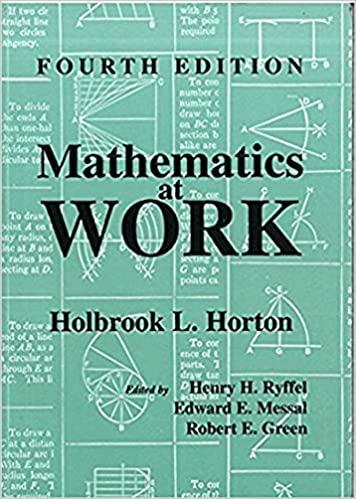mathematics at work 4th edition henry ryffel 0831130830, 978-0831130831
