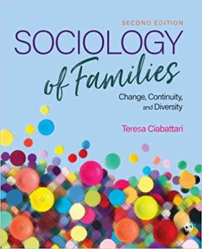 sociology of families change continuity and diversity 2nd edition teresa ciabattari 1544342438, 978-1544342436