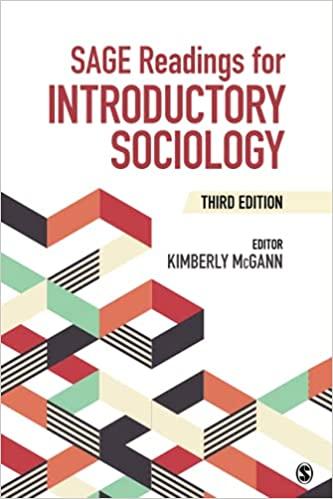 sage readings for introductory sociology 3rd edition kimberly j. mcgann 1071834282, 978-1071834282